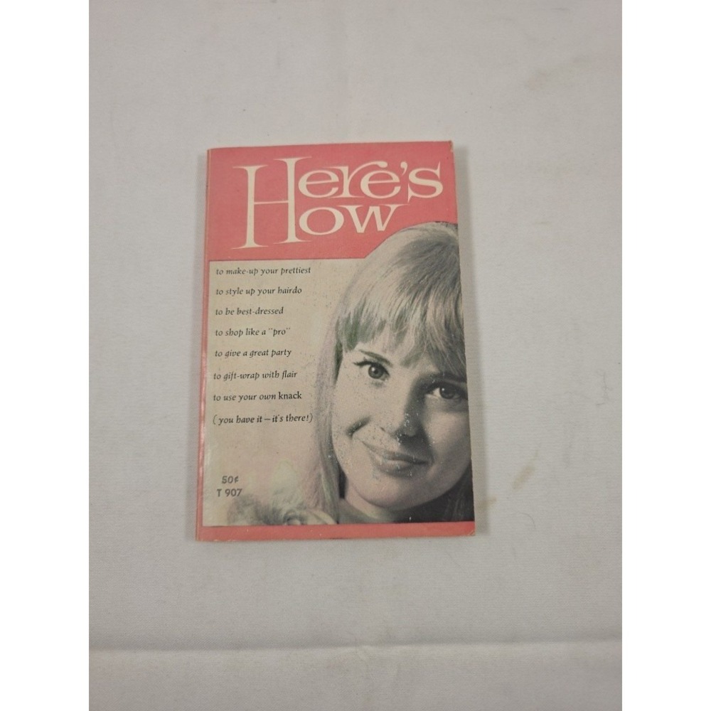 1967 Here's How Joanne Schreiber Scholastic T907 Vintage Beauty Fashion Guide